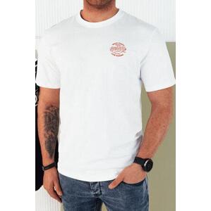 Dstreet Pánské tričko s potiskem bílé RX5415 M, Bílá,