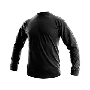 Pánské tričko s dlouhým rukávem PETR, černé, vel. L