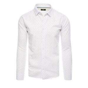 Dstreet DX2456 L pánská bílá košile