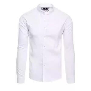 Dstreet Elegantní bílá pánská košile DX2324 L