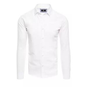 Dstreet DX2480 XXL pánská elegantní bílá košile