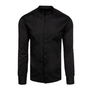 Dstreet Pánská černá košile DX2522 XXL