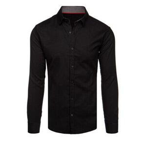 Dstreet Pánská černá košile DX2535 XL