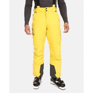 Kilpi Pánské lyžařské kalhoty MIMAS-M Žlutá Velikost: XXL