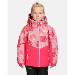 Kilpi Dívčí lyžařská bunda SAMARA-JG Růžová Velikost: 146
