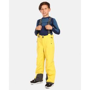 Kilpi Dětské lyžařské kalhoty MIMAS-J Žlutá Velikost: 152
