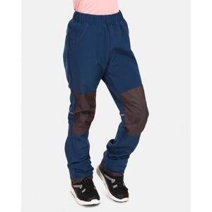 Kilpi Dětské softshellové kalhoty RIZO-J Tmavě modrá Velikost: 152
