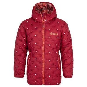 Kilpi Dívčí zimní kabát DAMIA-JG tmavě červený Velikost: 152