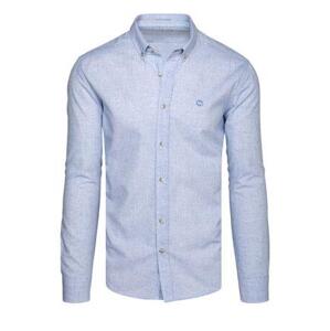 Dstreet Pánská košile, tmavě modrá, DX2573 L