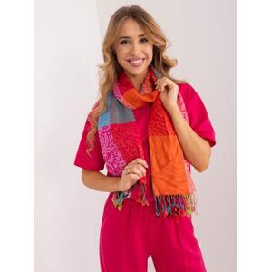 Fashionhunters Dámský šátek s barevnými třásněmi Velikost: ONE SIZE, JEDNA, VELIKOST