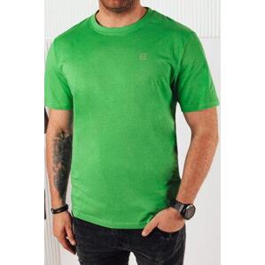 Dstreet Pánské tričko s potiskem zelené RX5471 M, Zelená