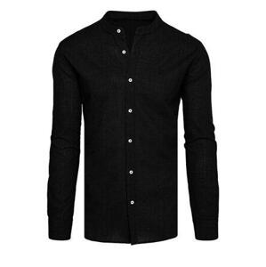 Dstreet Pánská černá košile DX2571 Velikost: L