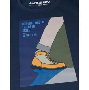 Alpine Pro triko pánské krátké KADES modré S, Modrá