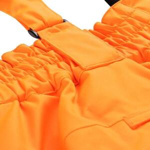 ALPINE PRO Pánské lyžařské kalhoty s ptx membránou SANGO 9 neon shocking orange XXL