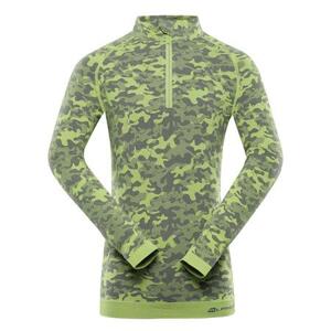 ALPINE PRO Dětské funkční prádlo - triko SEAMO lime green S