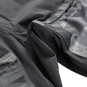 ALPINE PRO Pánské outdoorové kalhoty s kapsami ZARM dk. true gray varianta pa 48
