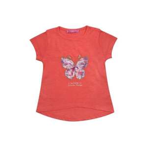 FASARDI Korálové tričko pro dívky s motýlem 86