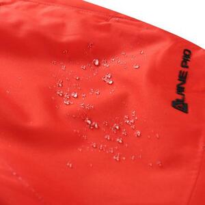 ALPINE PRO Pánské lyžařské kalhoty s membránou ptx OSAG olympic red XXL