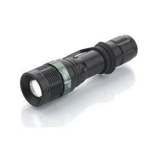 Solight WL09 kovová svítilna, 3W CREE LED, černá, fokus, 3x AAA