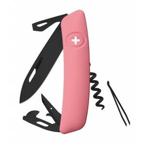 Swiza kapesní nůž D01 Allblack Standard pink, Růžová