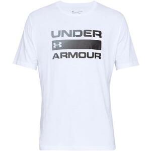 Under Armour Pánské triko Team Issue Wordmark SS - velikost XS white M, Bílá