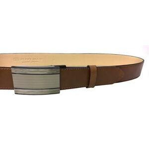 Penny Belts Pánský kožený společenský opasek 35-020-A7 brown 105 cm