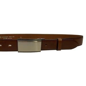 Penny Belts Pánský kožený společenský opasek 35-020-4PS-48 brown 95 cm