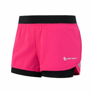 SENSOR TRAIL dámské šortky růžová/černá Velikost: L