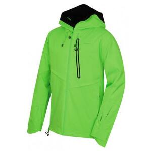 Husky Pánská lyžařská bunda Mistral M neonově zelená L