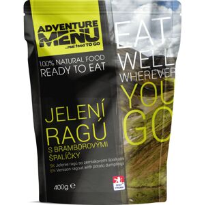 Hlavní jídlo Adventure menu Jelení ragú s bramborovými špalíčky