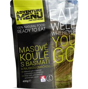 Hlavní jídlo Adventure menu Masové koule s basmati a rajskou omáčkou