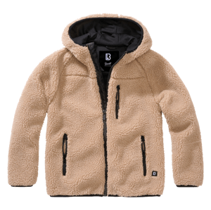 Bunda dětská Brandit Teddyfleece písková Barva: camel, Velikost: 146/152