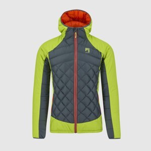 KARPOS M Lastei Active Pl. Jacket, Dark Slate/Lime Green velikost: S