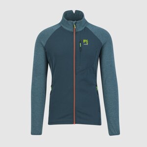 KARPOS M Pizz. Evo Full Zip Fleece, Dark Sea/Balsam velikost: L