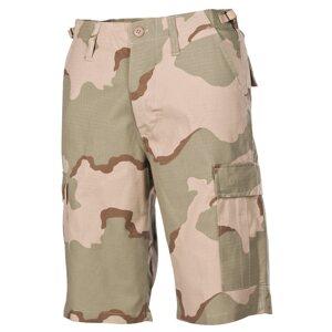 MFH int. comp. Kraťasy US střih BDU rip-stop 3-COL DESERT Barva: 3-COL DESERT, Velikost: XL