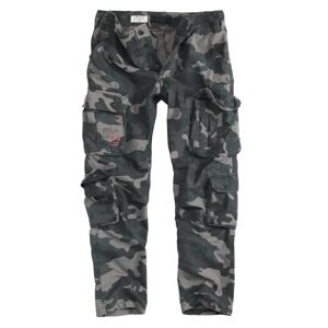 SURPLUS Kalhoty AIRBORNE SLIMMY BLACK CAMO Barva: BLACK CAMO, Velikost: S