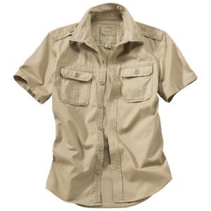 SURPLUS Košile RAW VINTAGE s krátkým rukávem KHAKI Barva: KHAKI, Velikost: L