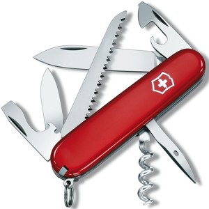 Victorinox Nůž kapesní CAMPER 91mm ČERVENÝ Barva: Červená