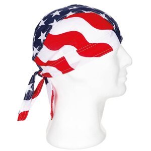 MFH int. comp. Šátek HEADWRAP Western vlajka USA