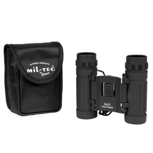MIL-TEC® Dalekohled 8x21 skládací ČERNÝ Barva: Černá