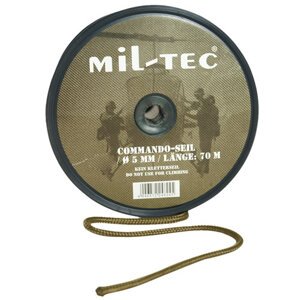 MIL-TEC® Šňůra COMMANDO 7mm COYOTE BROWN 50m Barva: COYOTE BROWN
