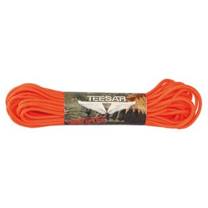TEESAR® Šnůra US padáková 16m / 50 feet ORANŽOVÁ Barva: Oranžová