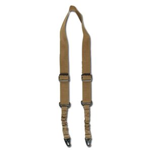 MIL-TEC® Popruh taktický zbraňový 2-bodový BUNGEE COYOTE Barva: COYOTE BROWN