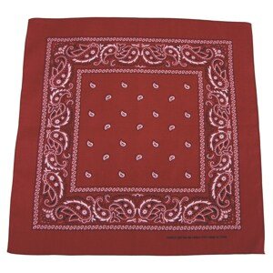 MFH int. comp. Šátek BANDANA 55x55 cm VÍNOVÁ/ČERNÁ Barva: Černá