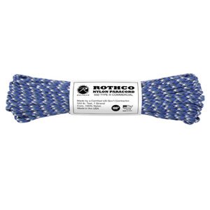 ROTHCO Šňůra PARACORD nylon 550LB 30m 4mm MODRÁ CAMO Barva: Modrá
