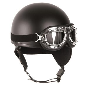 MIL-TEC® Helma motocyklová RETRO ČERNÁ Barva: Černá, Velikost: L