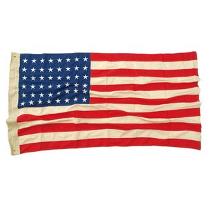 MIL-TEC® Vlajka USA 48 WWII hvězd VINTAGE bavlna vyšívaná 90x150 cm