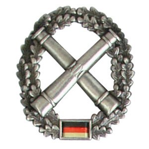 Bundeswehr Odznak BW na baret Artillerie truppe