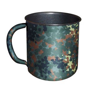 Commando Hrnek plechový TEFLON 300 ml FLECKTARN Barva: FLECKTARN - německé maskovaní