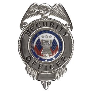ROTHCO Odznak SECURITY OFFICER / ZNAK BAREVNÝ Barva: STŘÍBRNÁ